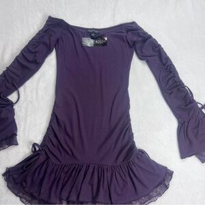 Current Mood Purple DRESS .NWT.SIZE M